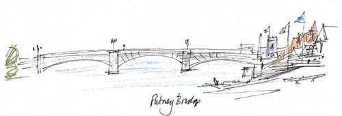 Putney Bridge Drawing