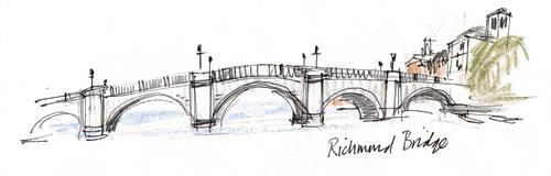 Richmond Bridge Drawing