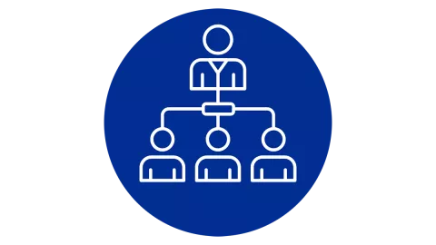 Icon of people structure