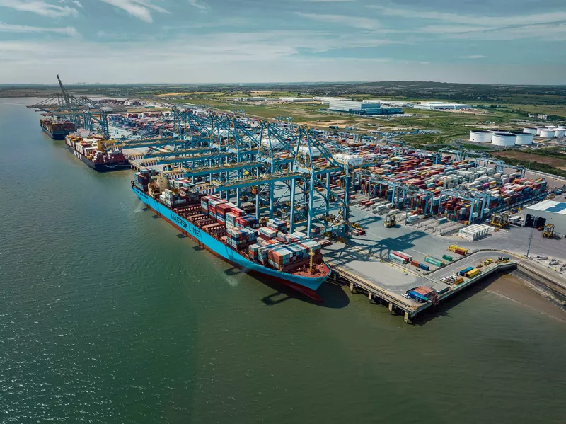 DP World London Gateway is a multipurpose port and terminal. Photo: Miru 3D Limited for DP World
