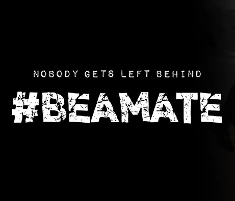 #BeAMate safety campaign image