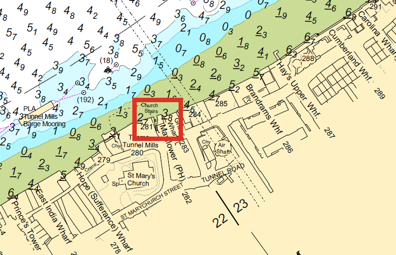 Church Stairs Chartlet