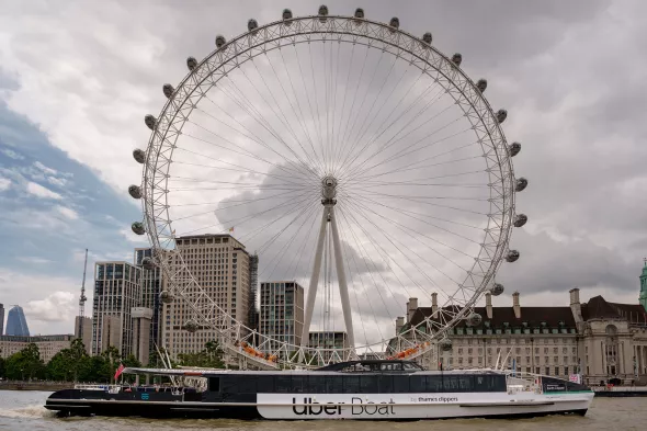 Uber Boat by Thames Clippers London Eye River Thames