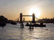 sunrise Tower Bridge Poll of London