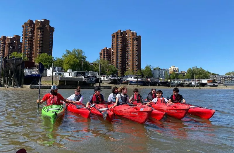 The Active Thames partnership encourages sport and physical activity on blue space. (Photo: London Sport Trust)