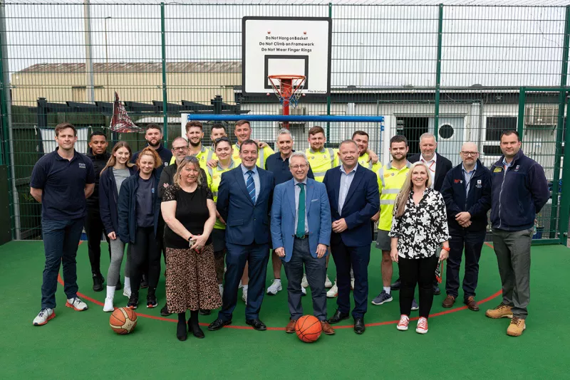 Teams from the PLA and Port of Tilbury came together for a friendly basketball match to mark the reopening of the court. A closely fought game ended in a 6-6 tie.